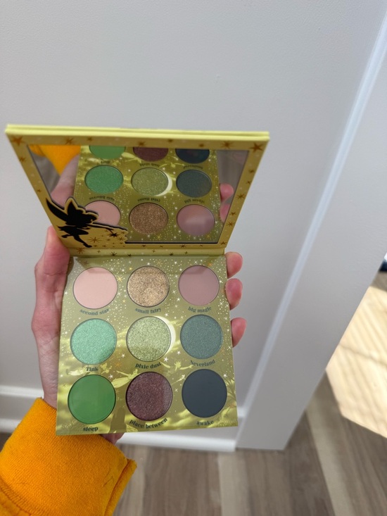 Colourpop Green Tinker Bell Eyeshadow Palette - Shimmer & Matte Greens - Picture 5 of 7